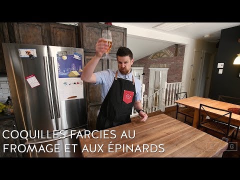 Vidéo: Coquilles Farcies Au Fromage Et Aux épinards