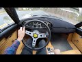 1969 Ferrari Dino 246 GT L Series - POV Test Drive (Binaural Audio)