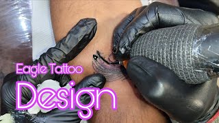 Eagle Tattoo design Tutorial #masterartltp #video #tattoo 
