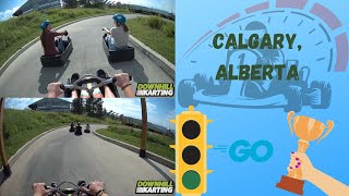 Downhill Karting- Go Pro x2, Calgary Alberta