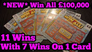 *NEW* Scratch Cards - Win All - £100,000 - National Lottery UK - National Lottery Scratch Cards