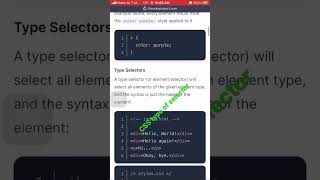 CSS selectors