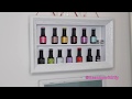 DIY NAIL POLISH RACK FROM PICTURE FRAME| MADAM GLAM| HUMAN FRIENDLY DIY NAIL POLISH RACK FROM PICTURE FRAME| MADAM GLAM| HUMAN FRIENDLY