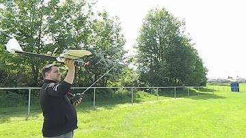 Maiden/LAST  Flight of Scratch Built Power Glider - R/C ?