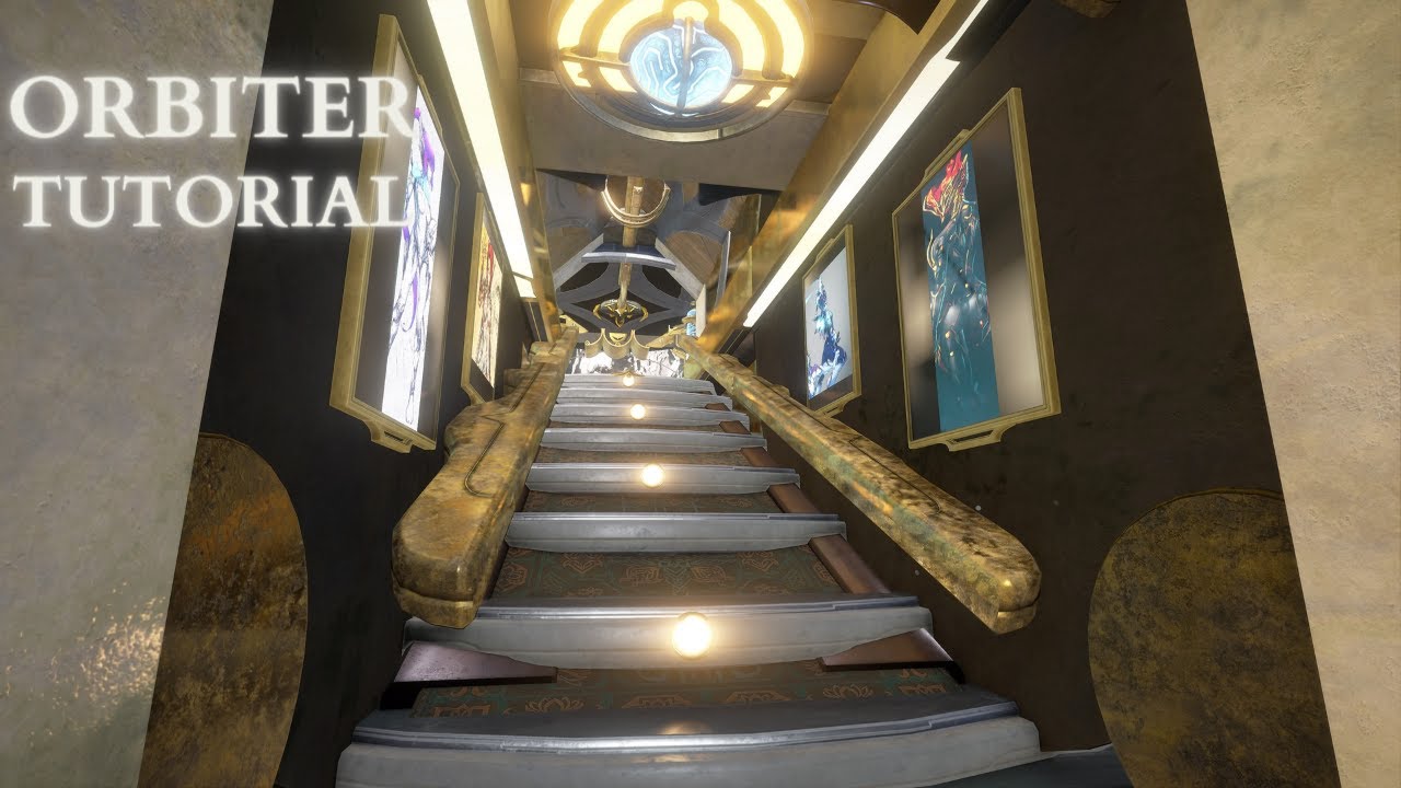 [Warframe] Orbiter Tutorial - Ramp Staircase Design - YouTube