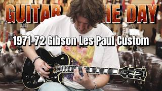 1971-72 Gibson Les Paul Custom Black Beauty Guitar Of The Day