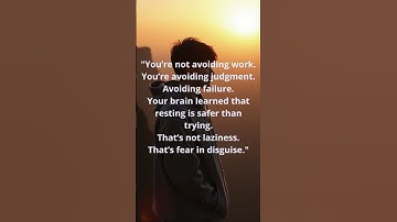 "You’re not lazy. You’re just protecting yourself." #mentalhealth #motivation