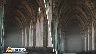 Gothic architecture in Blender - Full tutorial screenshot 1