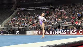 Nola Matthews -  Floor Exercise - 2019 U.S. Gymnastics Championships - Junior Women Day 1