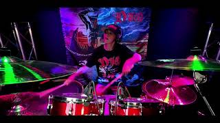 🫀🫀DIO STRAIGHT THROUGH THE HEART 🫀🫀DRUM COVER DOUBLE BASS JACE #drums #drumcover #ronniejamesdio