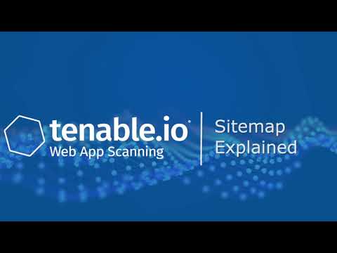 Sitemap in Tenable.io Web App Scanning