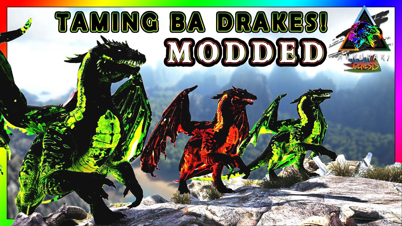 BADASS DRAKE TAMING using DISCOUNT METHODS ARK Modded Annunaki