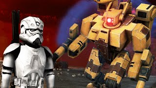 Clone Troopers vs Tau Empire - Star Wars vs Warhammer 40k Battle