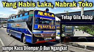 Habis Nabrak Toko ❗ Tetap Gila Balap sampe Kaca Dilempar & Ban Ngangkat ❗| trip RELA ' Pangeran '