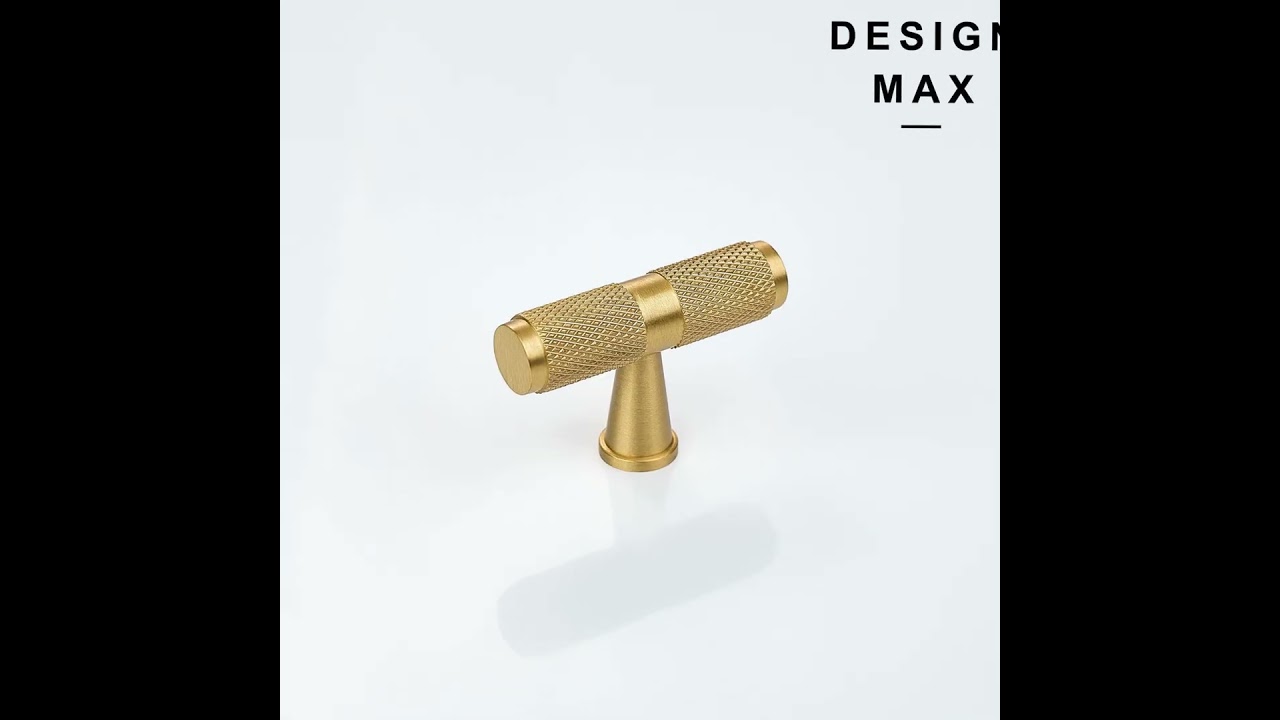 Brisa Satin Brass Cabinet Pull with Backplate - Premium Hardware That Combines Style