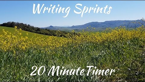 20 Minute Writing Sprint Timer | Deep Focus Music