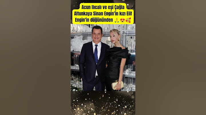 Acun Ilıcalı ve eşi Çağla Altunkaya Sinan Engin’in kızı Elif Engin’in düğününden #paraisletmecisi