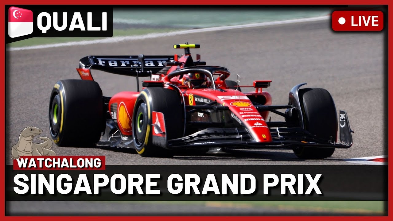 F1 Live - Singapore GP Qualifying Watchalong Live timings + Commentary