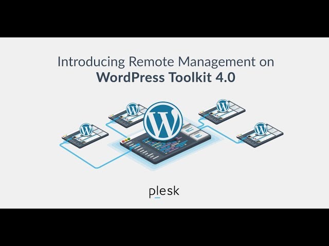 WP Toolkit -  Remote Management demo tutorial