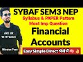 SYBAF SEM3 NEP |FINANCIAL ACCOUNT SYBAF SEM3 SYLLABUS & PAPER PATTERN|MUMBAI UNIVERSITY|ARK SIR