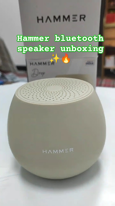 Hammer bluetooth speaker unboxing ✨🔥