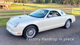 2005 Thunderbird Drive with Soft Top in use 2005 Ford Thunderbird Top Operation