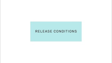 Release Conditions