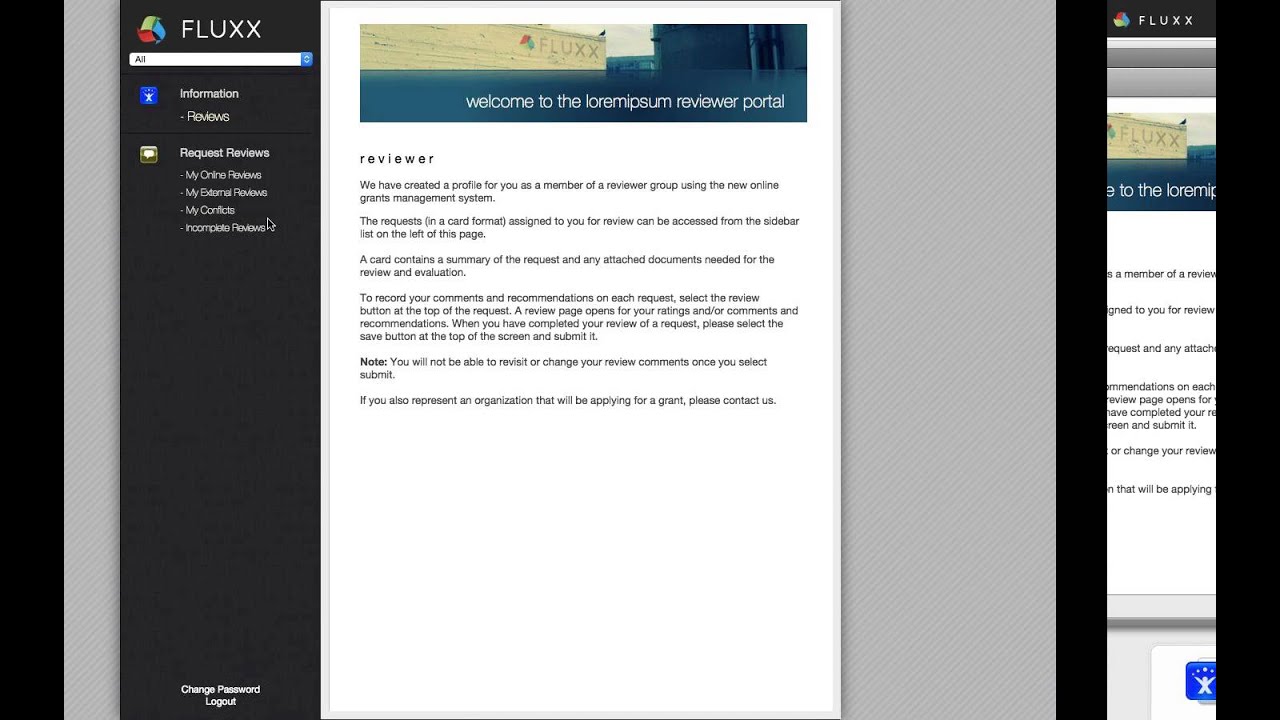 Admin Basics -  The Grantee and Reviewer Portal