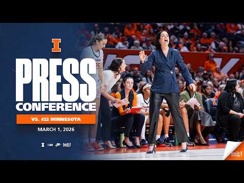 Illinois Women's Basketball | HC Shauna Green, Destiny Jackson, Maddie Webber Presser (3/1/26)