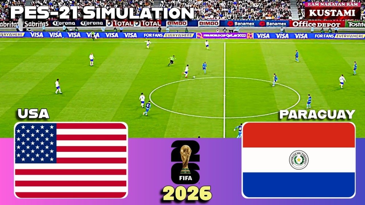 THIS MATCH WAS MAD ! 😨 USA vs Paraguay⚽FIFA World Cup 2026⚽Pes 21