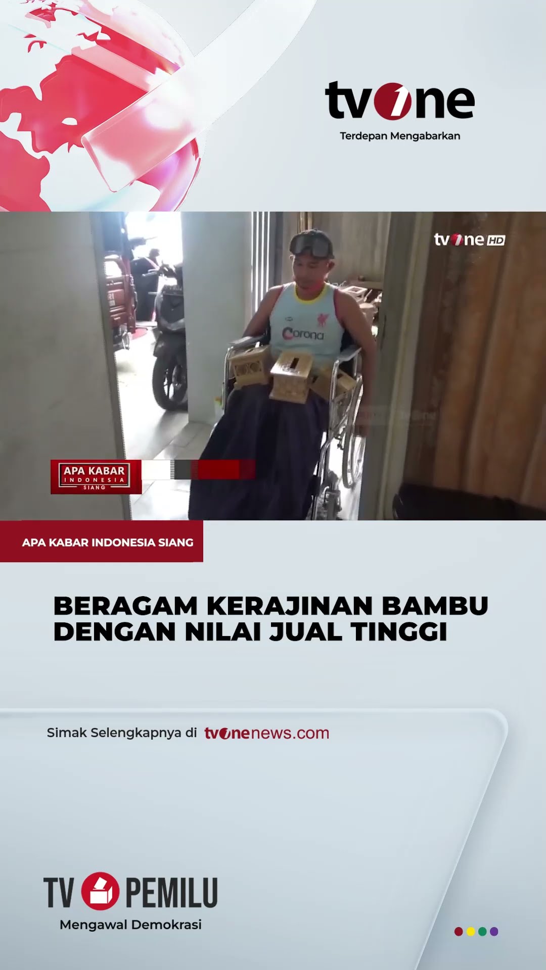 Keterbatasan Bukan Alasan, Difabel di Jombang Sulap Potongan Bambu jadi Barang Bernilai | tvOne
