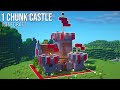 Minecraft : How to Build 1 Chunk Small Castle