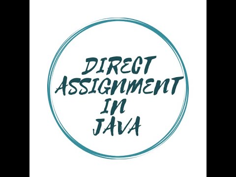 || INPUT IN JAVA || PART 1 || USING DIRECT ASSIGNMENT || #DIRECTASSIGNMENT