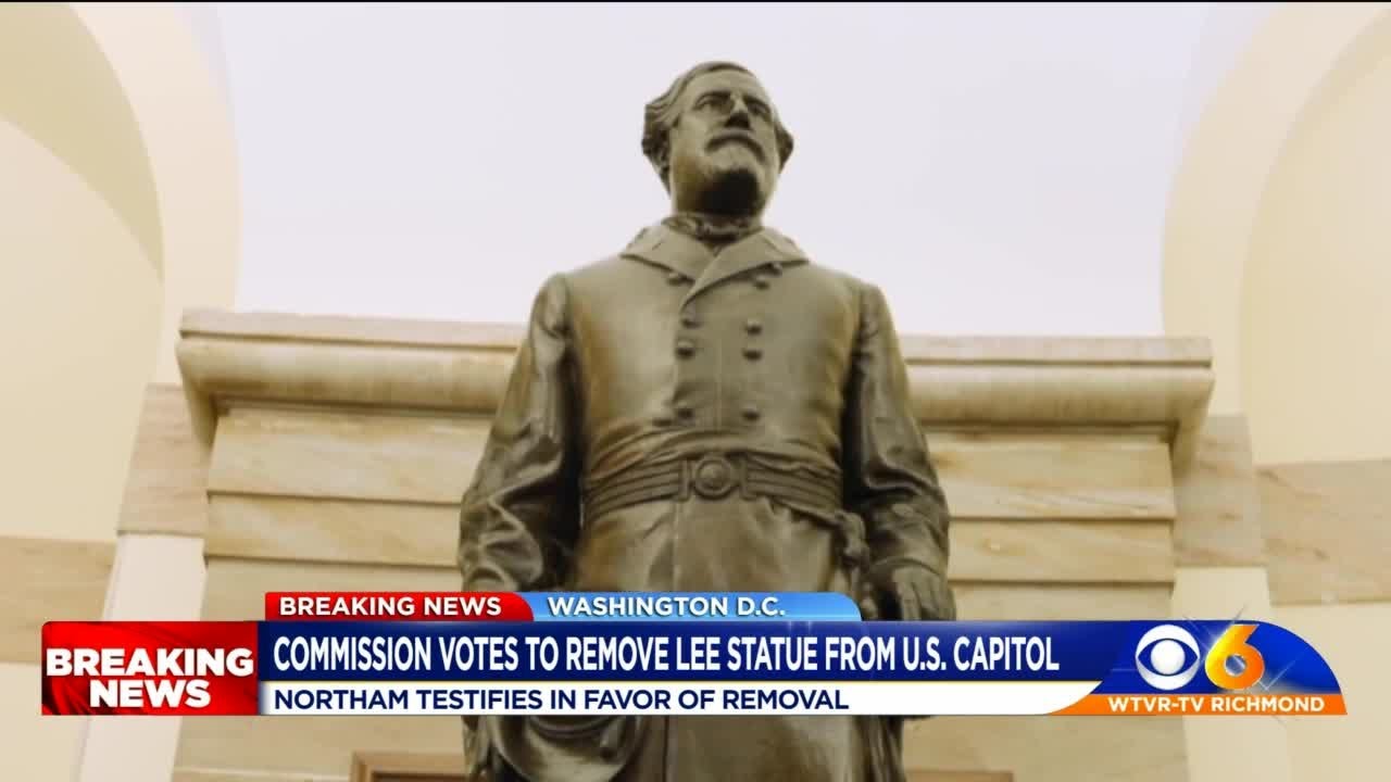 Robert E. Lee statue removed from U.S. Capitol YouTube