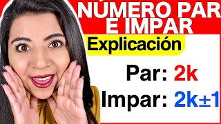 EVEN AND ODD NUMBERS (2k and 2k±1) - EXPLANATION AND EXAMPLES