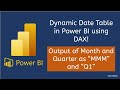 Dynamic Date Table in Power BI Clout SaaS