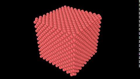 Molecular dynamic simulation of Argon using LAMMPS