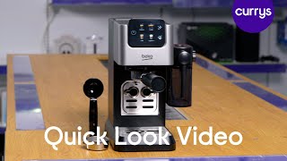 BEKO CaffeExperto CEP5304X Espresso Coffee Machine - Quick Look