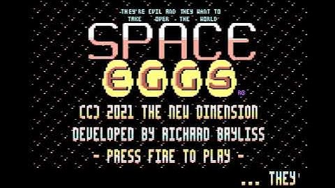 C64 Game: Space Eggs [seuck]  by The New Dimension! 2 July 2021!