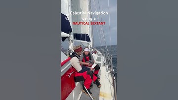 Celestial navigation aboard the Abel Tasman on route to Iceland #Sailing #Navigation #Ocean #Iceland