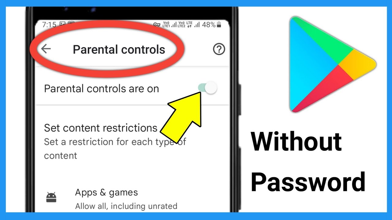 How To Turn Off Parental Approval For Apps Play Store Parental Control Off | How To Turn Off Parental Control On