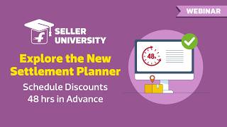New Settlement Planner Guide: Schedule Sale Discounts & Auto-Revert Prices 48 Hrs Advance | Webinar