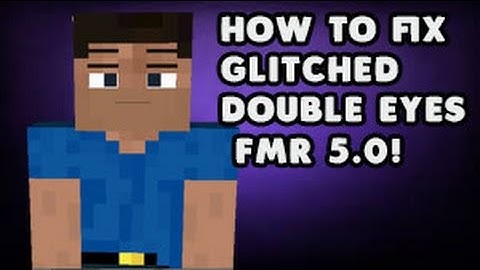 How to fix double eye glitch in fmr 5.0 c4d