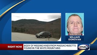 Missing hiker from Massachusetts found dead, NH Fish and Game says