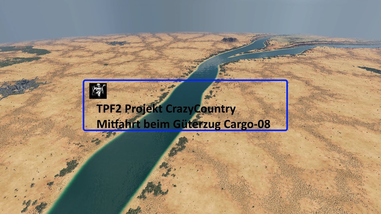 TPF2 Projekt CrazyCountry Mitfahrt beim Güterzug Cargo 08