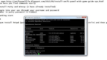 Installing Swift Panel Very Easy tutorial