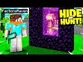 this NEW Minecraft NETHER BASE is UNFINDABLE! (Hide or Hunt #1)