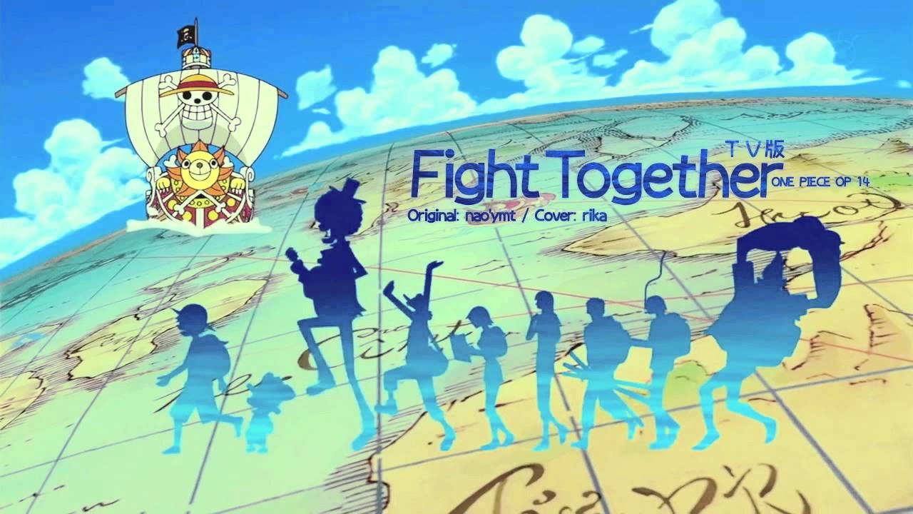 One Piece Opening 14 Fight Together Guitar Flash Youtube