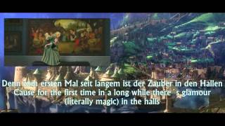 Frozen - For The First Time In Forever - German + Translation