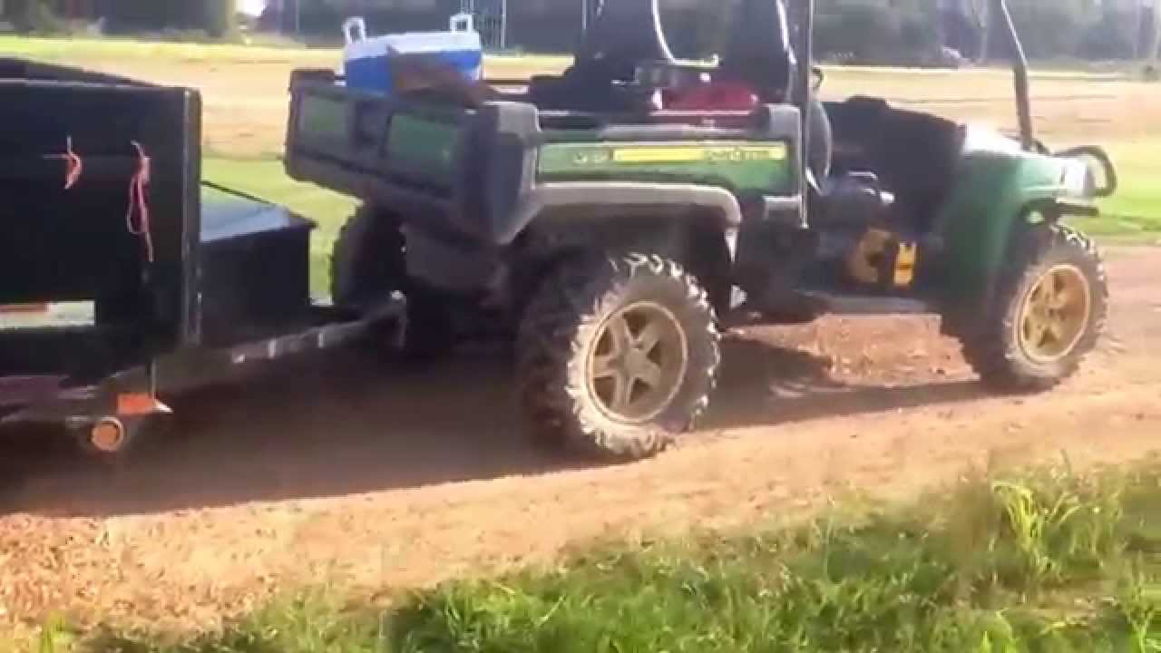 JD GATOR 855d pulls heavy trailer atleast 3000 lb